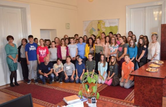 Vizita delegatiei din Sarvar-Ungaria in orasul Seini