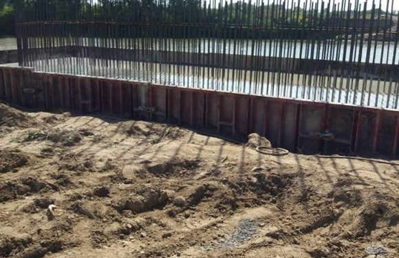 LUCRĂRI LA PODUL PESTE RÂUL SOMEȘ – 13 AUGUST 2018